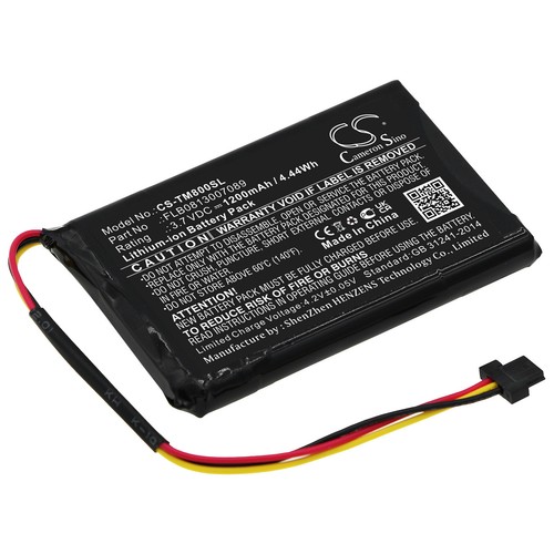 Batteria CS-TM800SL Compatibile TomTom – 1200mAh Li-ion – Sostituisce AHA11111009, Per GO 60, One XL, 30 Series - 5