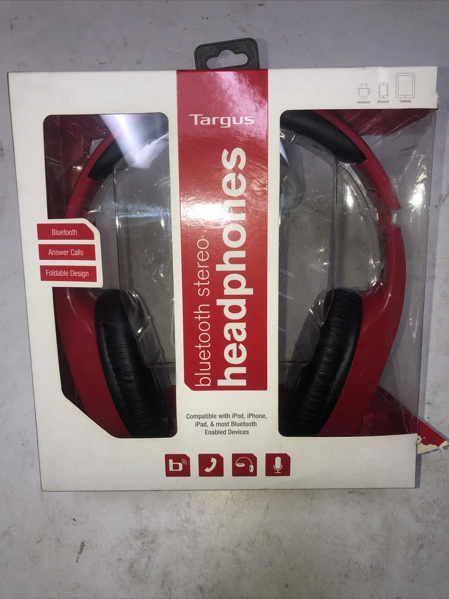 Targus TA-44HP-BT-BLK-KM Wireless Bluetooth Headphones | eBay