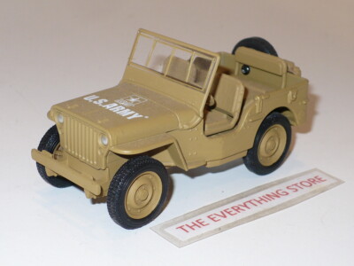 WELLY 1941 JEEP WILLYS MB U.S. ARMY MILITARY LIGHT TAN 4