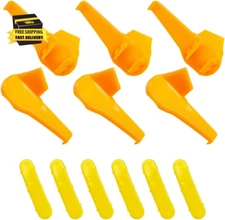 12PCS Car Tire Changer Plastic Insert, Tyre Changer Machine Guard Wheel Rim Edge
