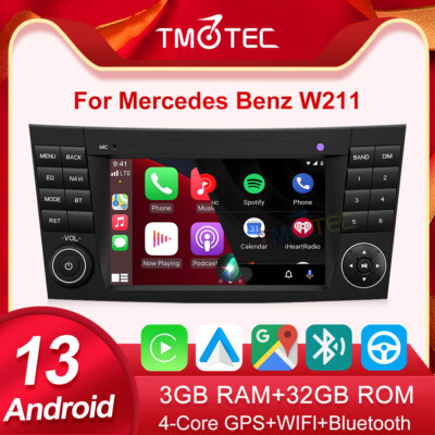 7'' IPS Android 13 Autoradio DSP 4G Module GPS für Mercedes-Benz CLS-W219 E-W211