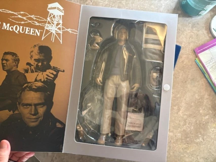 Figura Star Ace 2014 "The Great Escape" Steve McQueen Captain Hilts escala 1:6 Foto 4 de 4