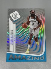 James Harden 2020-21 Panini Illusions 🏀 Amazing Blue Sapphire #9 Brooklyn Nets