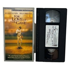 For the Love of the Game VHS Kevin Costner Kelly Preston Special Edition 1999
