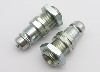 2x DNP Hydraulikkupplung Stecker Schnellverschlusskupplung PPV M-A5 DN13 AG 3/4''