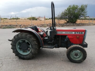 Massey Ferguson 174S or 374S Hood Decal Stripe Set