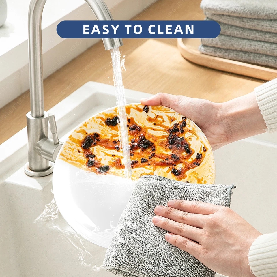 Paquete de 4 tazones de pasta de porcelana ensaladera de cerámica tazón grande para servir cocina azul Foto 3 de 4