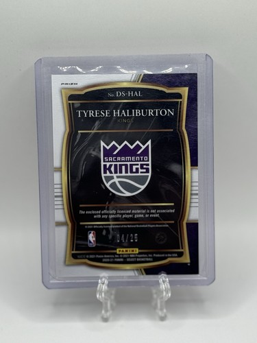 Tyrese Haliburton 2020-2021 Rookie Select Tye Dye Patch 04/25 - Bild 2 von 2
