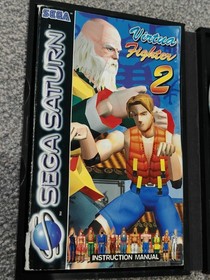 SEGA Virtua Fighter 2 Sega Saturn PAL 1995 Multiplayer Fighting Game Included