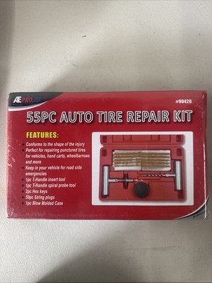 ATE PRO.USA 55pc Auto Tire Repair Kit New (#90420) Free Shipping