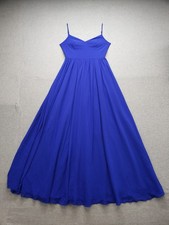 Windsor Women Maxi Dress M Royal Blue Sleeveless Sweetheart Neck Wedding Guest