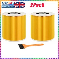 2x Replacement Filter For Karcher Wet and Dry WD2 WD3.500 WD3 WD2 Plus Vacuum UK