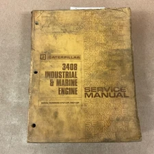 CAT Caterpillar 3408 SERVICE SHOP MANUAL ENGINE INDUSTRIAL & MARINE sn 67U 99U