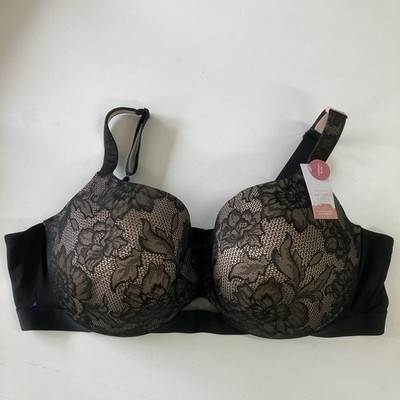 54DD Bra NWT Cacique Floral Lightly Lined Full Coverage Underwire NEW