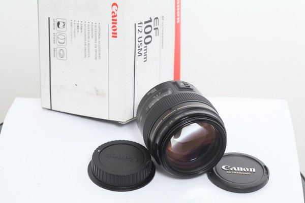 OBJETIVO CANON 100mm F/2.0 EF USM ULTRASONIC, EXCELENTE ESTADO. IDEAL RETRATO.