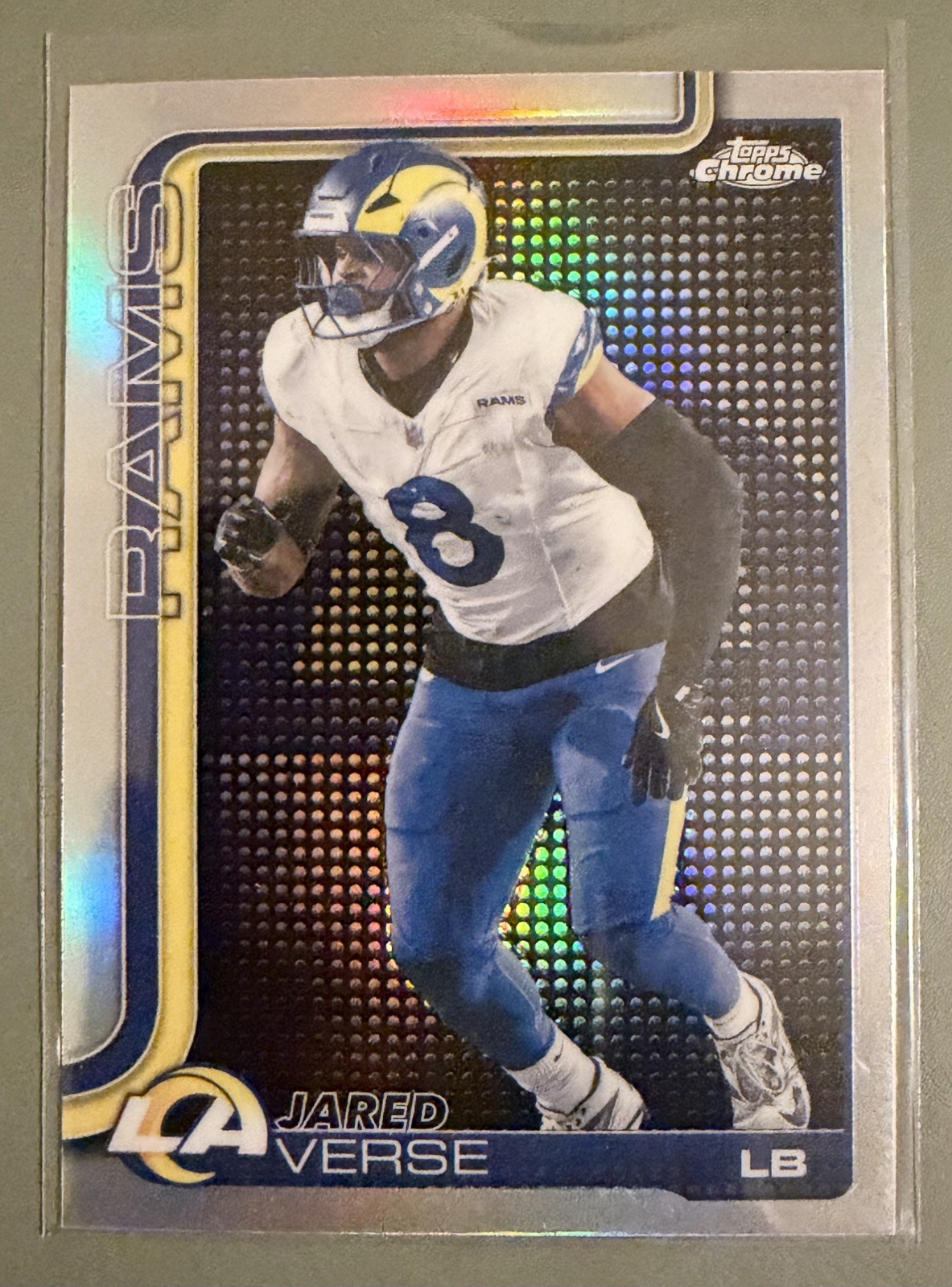 2025 Topps Chrome Jared Verse #173 Lightboard Logo Refractor