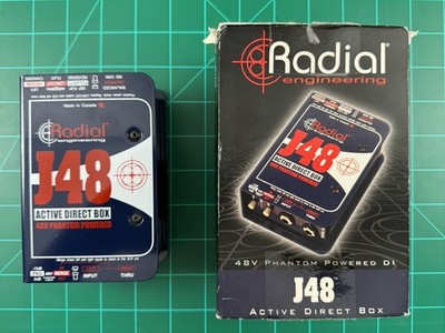 OEM Original Radial J48 Mk2 48v Phantom Power Active Direct Box