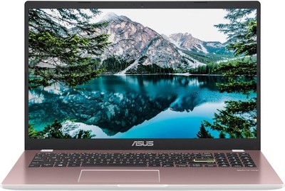 Laptop 15.5 Full HD Intel Celeron 4GB 128GB SSD ASUS Pastel Pink Lightweight