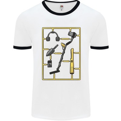 Metalldetektor Ausrüstung; Detektor Sachen Herren Ringer T-Shirt