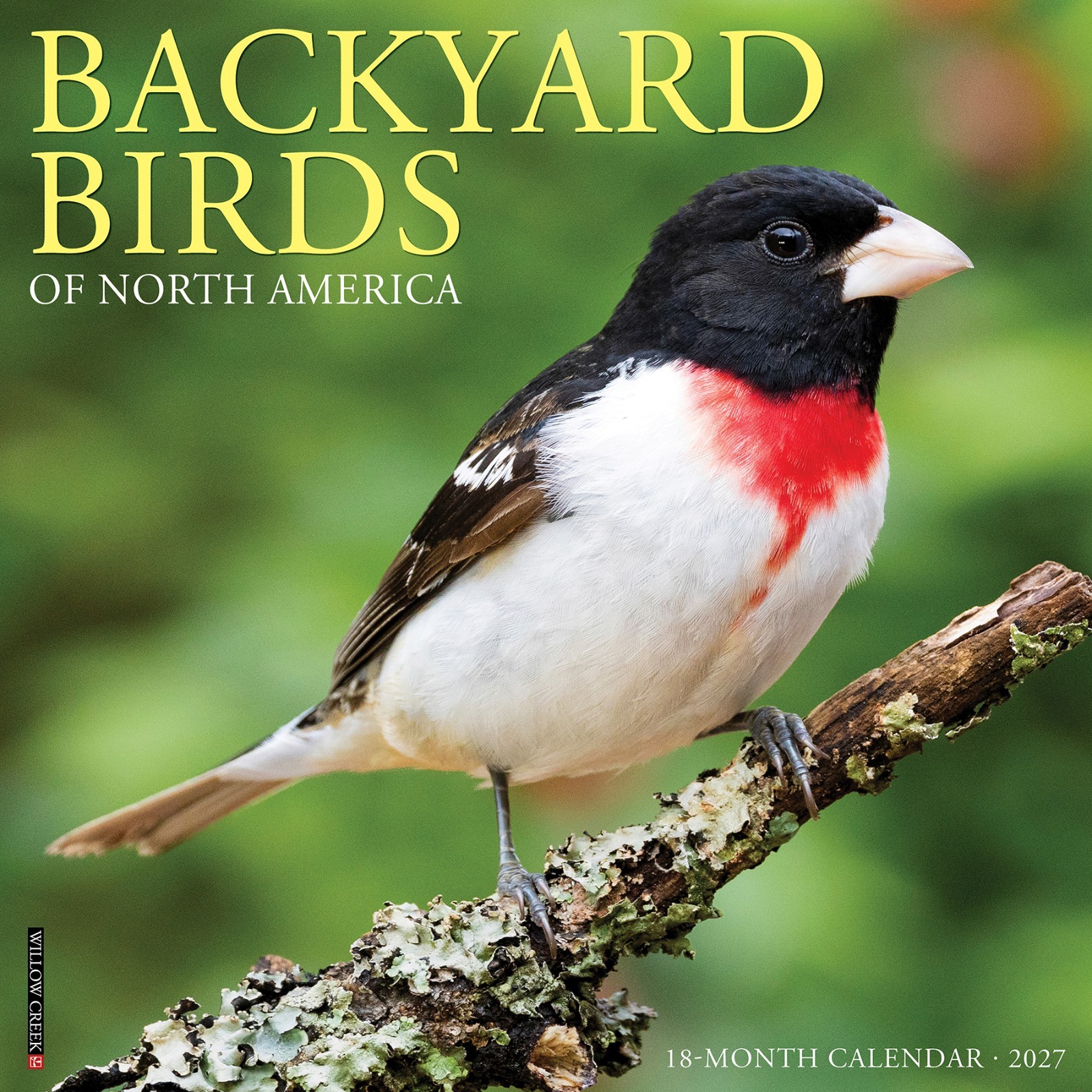 Backyard Birds 2027 12" x 12" Wall Calendar(free shipping)