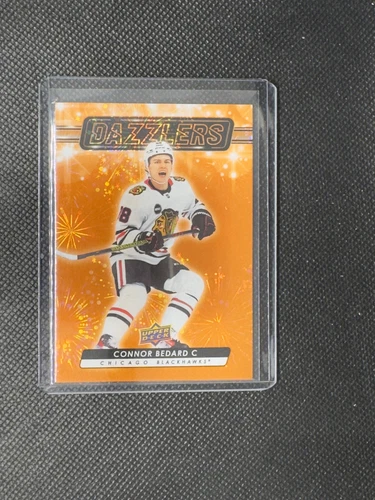 2023-24 Upper Deck Series 2  - Connor Bedard Dazzlers Orange Rookie RC #DZ79