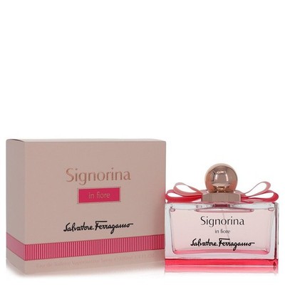   Signorina In Fiore by Salvatore Ferragamo Eau De Toilette 3.4 oz for Women  