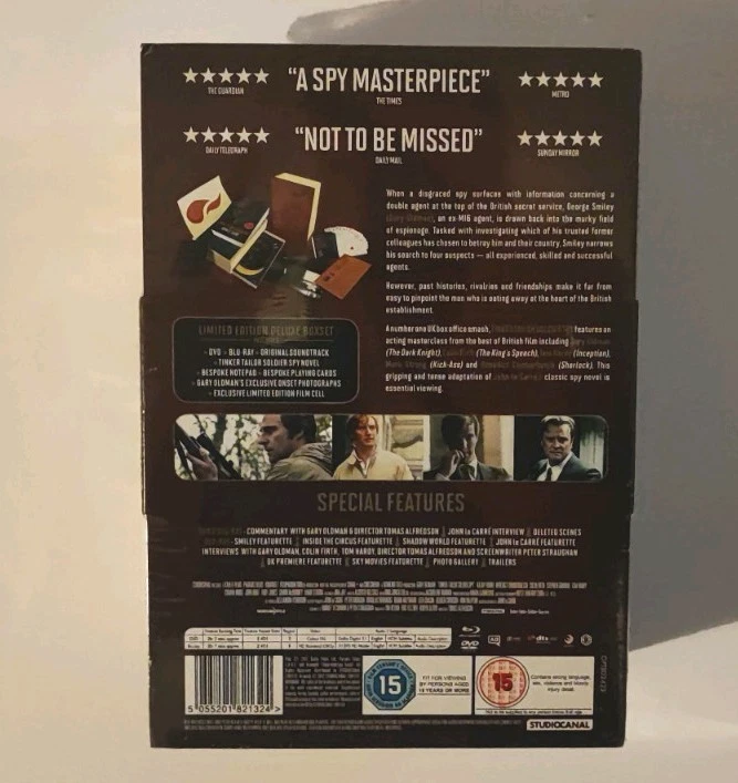 Tinker Taylor Soldier Spy 2011 Limited Deluxe Edition Blu Ray - Image 2 of 4