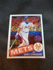 2020 Topps • SILVER PACK 1985 CHROME #85C-24 • DARRYL STRAWBERRY