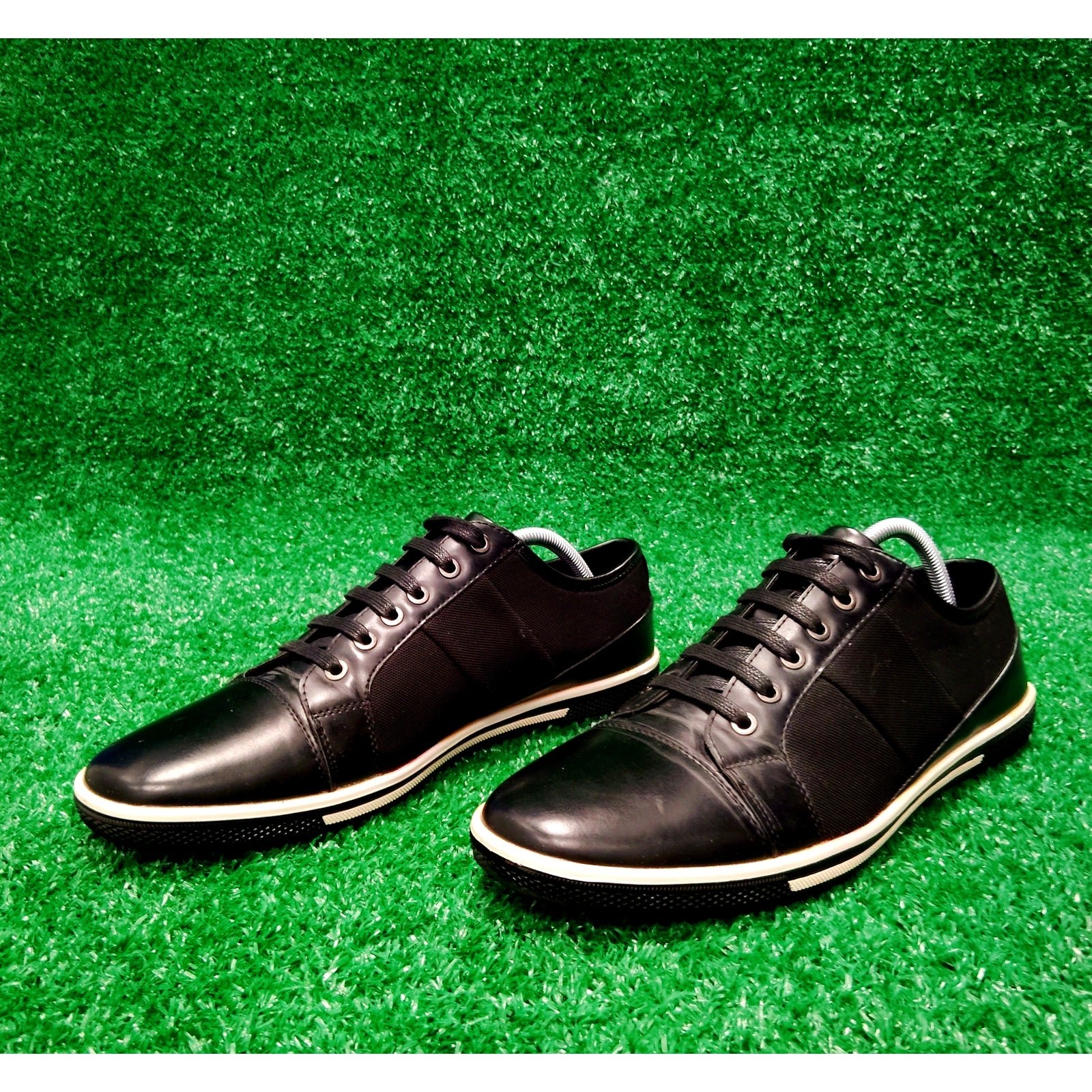 SAOLA Zanzara Rory scarpe sneakers uomo taglia 11 nere casual ecopelle basse