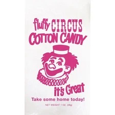 Gold Medal 12 In. x 18 In. Cotton Candy Poly Bags (1000/Case) 3065 Gold Medal
