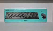 Logitech MK120 920-002565 Wired Keyboard and Mouse Combo New Sealed