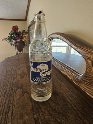 Vintage Sun Crest Soda Pop Bottle 