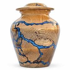 Mars Exports Small Keepsake Urn Human Ashes, Handmade Wooden Mini Cremation