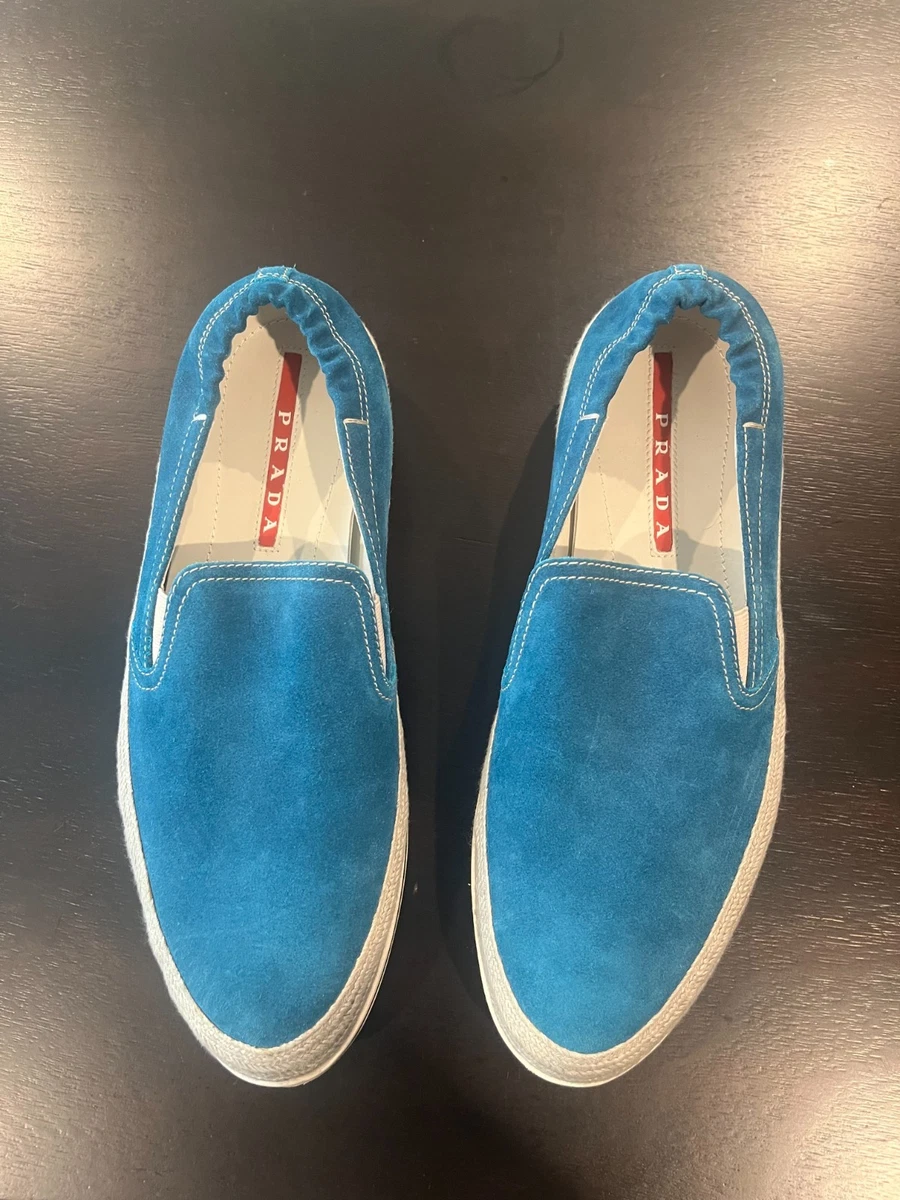 PRADA Loafer Blue Casual Shoes for Men for sale - eBay