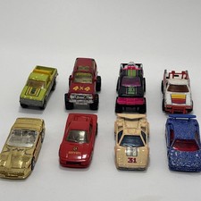 Vintage Hot Wheels Matchbox Diecast Car Lot of 8 Mixed Racing Trucks