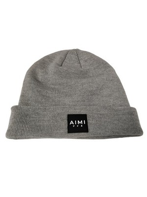 AIMI Strickmütze Damen Mütze hellgrau Casual-Look