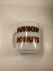 1970s Dunkin' Donuts Glasbake Mug Milk Glass Coffee Cup Vintage