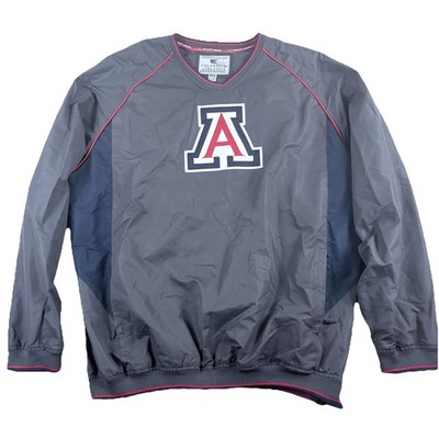 Arizona Wildcats Colosseum Athletics Windbreaker Pullover Mens Gray 3XL Jacket
