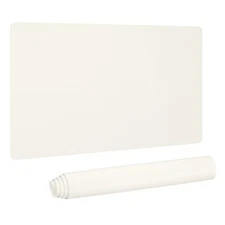24"x13" Large Desk Mat, PU Leather Dual Side Large Desk Pad, Cream