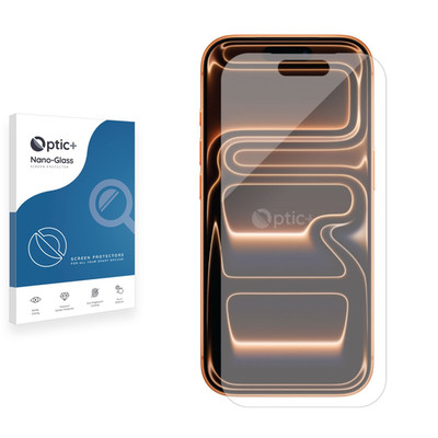 Optic+ Nano Glass Screen Protector for Apple iPhone 17 Pro