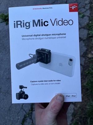 IK Multimedia iRig Mic Video Digital Shotgun Microphone-AUTHORIZED SELLER