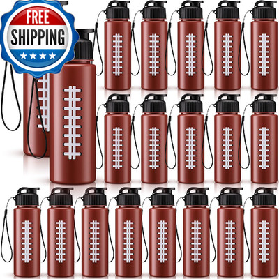 Mifoci 20 Pieces Sports Water Bottle Bulk 17 oz Reusable Plastic Biking Water Bo
