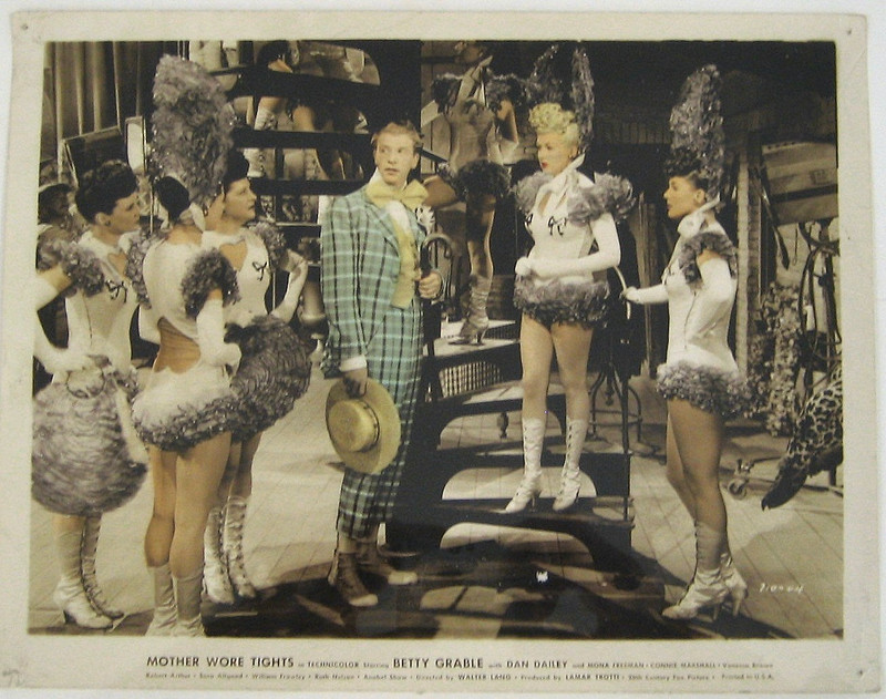 Betty Grable, Dan Dailey in "Mother Wore Tights",  Orig. still, 1947, Ex Cond.