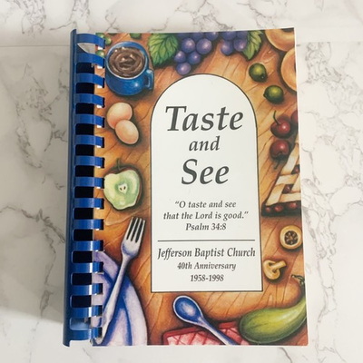 #ad Baton Rouge Louisiana Cajun Creole Spiral Cookbook Jefferson Baptist Church See $75.00