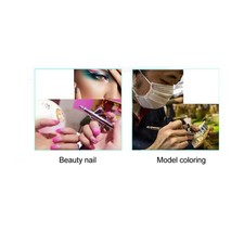 Cordless Airbrush Kit Portable Mini For Nails Model Painting Cake Decorating BL