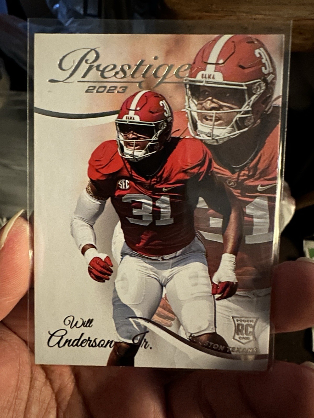 2023 Panini Prestige Will Anderson Jr. Rookie card #387  Houston Texans