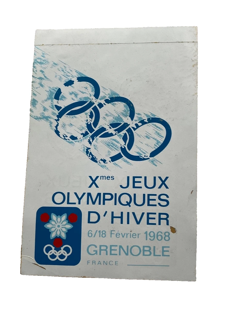 Insigne Délégation Tchèque JO Grenoble 1968 - Épinglette Jeux Olympiques Vintage