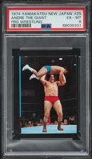 1974 Andre the Giant PSA 6 Yamakatsu New Japan Pro Wrestling #25 True Rookie RC