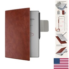 Elegant Faux Leather Case for Remarkable Paper Pro 11.8  2024 - Auto Sleep/Wake