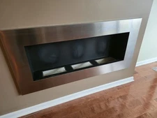 Ventless Ignis 59" wall mount fireplace ethanol heater